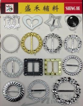 塑料電鍍 裝飾扣 腰扣 箱包扣 鞋扣