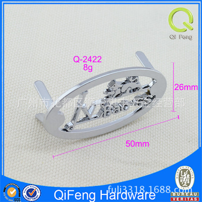 【騏豐包包五金配件 鏤空橢圓形標牌 五金飾品標牌 鋅合金電鍍標牌】價格,廠家,圖片,其他箱包服裝配件,廣州市花都區獅嶺騏豐五金經營部-